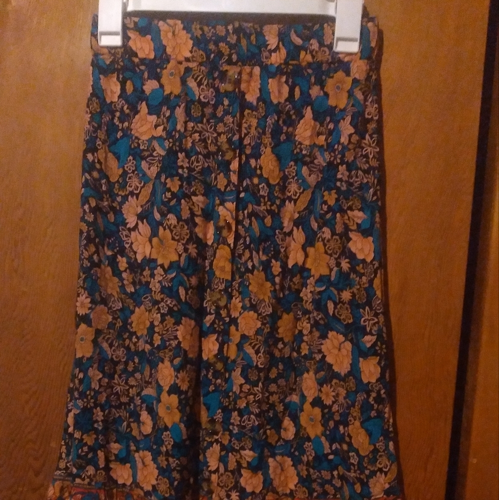 SHEIN BOHO MAXI HIGH RISE SKIRT
